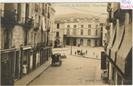 Postkarten: (PS-7049)POSTAL FOTOGRAFICA DE CALDAS DE MONTBUY-PLAZA MAYOR