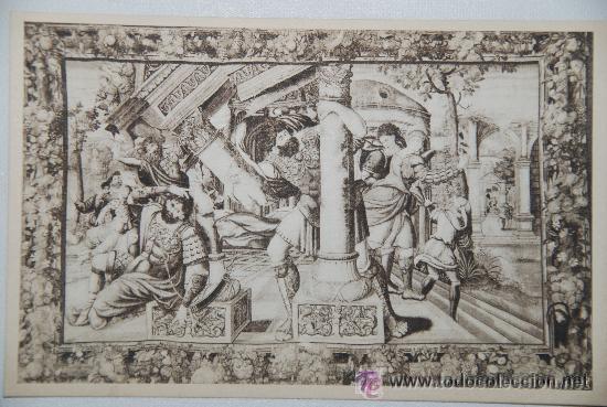 Postais: TARJETA POSTAL. TARRAGONA. CATEDRAL. Un tapiz del Museo Diocesano (H/R)