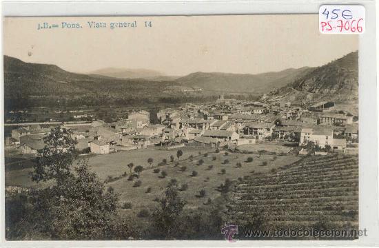 Postales: (PS-7066)POSTAL FOTOGRAFICA DE PONS(LLEIDA)-VISTA GENERAL