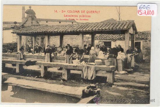 Postkarten: (PS-7100)POSTAL DE SANTA COLOMA DE QUERAL-LAVADEROS PUBLICOS