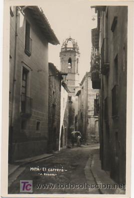 Postkarten: MOY&Agrave;. EL CARRER&Oacute;. (FOT. J. RENOM). POSTAL FOTOGR&Aacute;FICA.