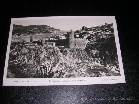 Postales: TOSSA DE MAR 4 - EL CODOLAR Y DETALLE DE LAS MURALLAS - Foto 1
