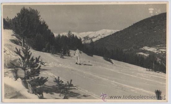 Postales: TARJETA POSTAL DE SOLINEU HOTEL SUPER MOLINA HOSTAL DEL CIERVO BLANCO ESQUI GERONA