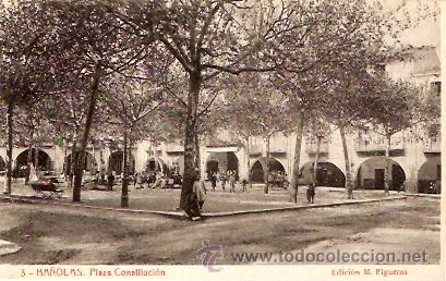Postales: POSTAL BA&Ntilde;OLAS PLAZA DE LA CONSTITUCION - Foto 1