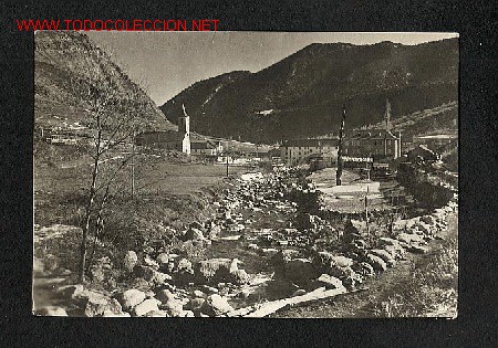 Postales: Postal d' ESPOT (Lleifda): Vall i Riu Escrita (Campa&ntilde;&agrave;, Serie I, num.1709)