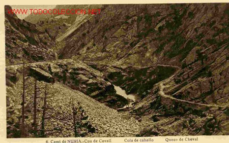 Postales: NURIA , GERONA , SKI , COLA DE CABALLO - Foto 1