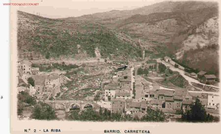 Postales: CATALU&Ntilde;A PRECIOSA POSTAL DE LA RIBA - Foto 1