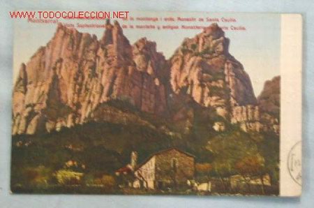 TARJETA POSTAL MONTSERRAT
