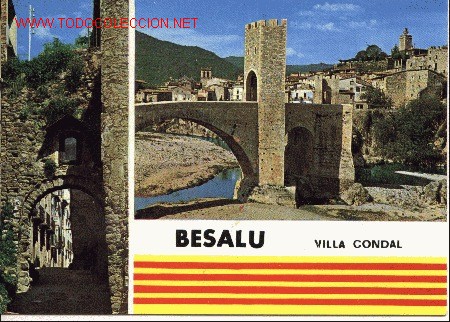 Postales: Postal de Besal&uacute; (Girona) - Foto 1