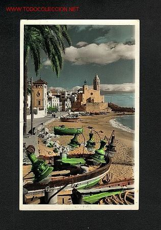 Postales: Postal de SITGES (Barcelona): Rec&oacute; tipic (num.154) - Foto 1