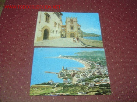 Postales: Dos postales de Sitges - Foto 1