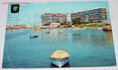 Postais: ANTIGUA POSTAL DE SAN FELIU DE GUIXOLS - PASEO MARITIMO - NO CIRCULADA - ESCRITA.