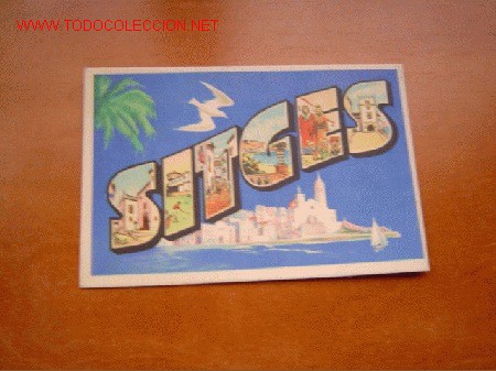Postales: Postal de Sitges. - Foto 1