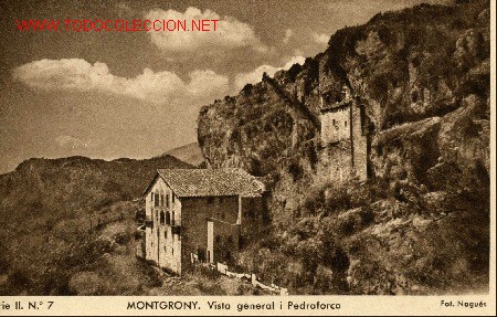 Postales: montgrony. ripolles. girona. - Foto 1
