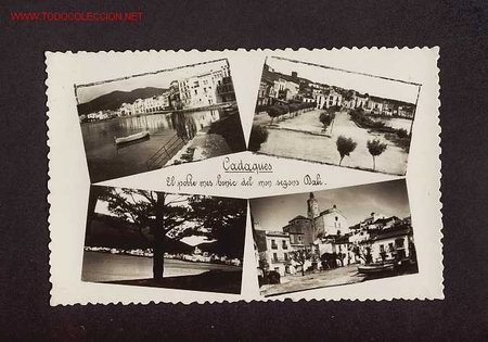 Postales: Postal de CADAQUES (Girona): 4 vistes - Foto 1