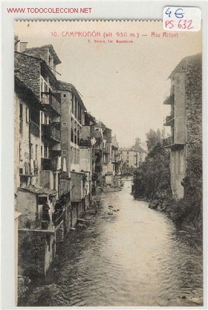 Postales: (PS-632) POSTAL CAMPRODON - Riu Ritort. - Foto 1