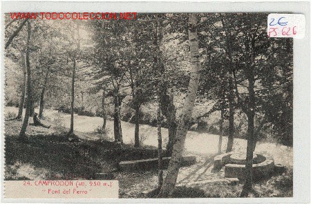 Postales: (PS-626) POSTAL CAMPRODON - Font del Ferro. - Foto 1