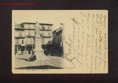 Postales: Postal de PUIGCERDA (Girona): Pla&ccedil;a Major - Foto 1