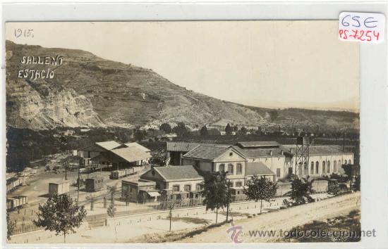 Postcards: (PS-7254)POSTAL FOTOGRAFICA DE SALLENT-ESTACION DE FERROCARRIL