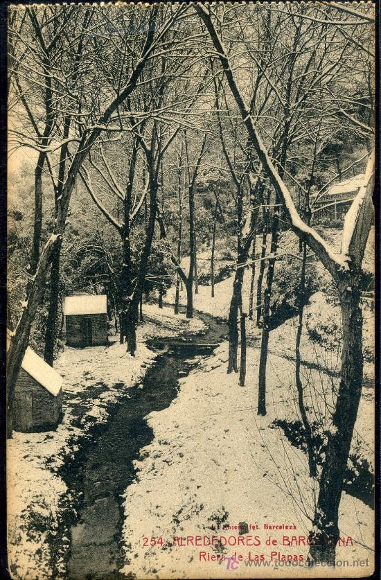 Postales: TARJETA POSTAL DE RIERA DE LAS PLANAS, BARCELONA, - Foto 1