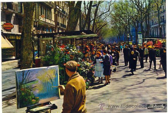 Postales: barcelona rambla - Foto 1