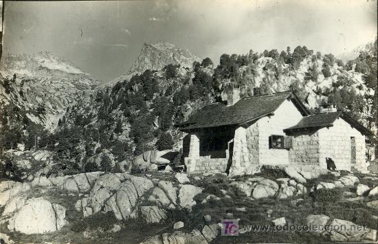 Postkarten: TARJETA POSTAL DE LA REGION DE ESPOT-SANT NICOLAU. REFUGIO DE JOSE M&ordf; BLANC