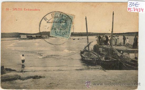 Postcards: (PS-7434)POSTAL DE SALOU(TARRAGONA)-EMBARCADERO