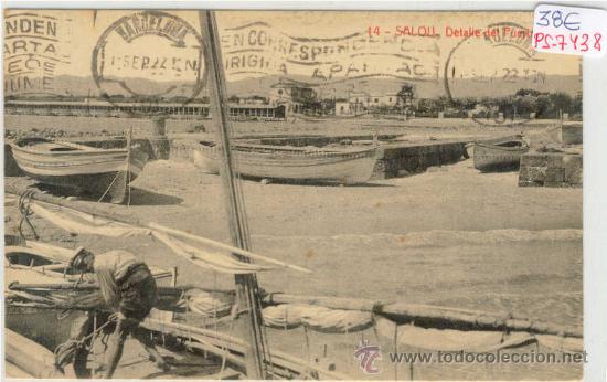 Postkarten: (PS-7438)POSTAL DE SALOU(TARRAGONA)-DETALLE DEL PUERTO