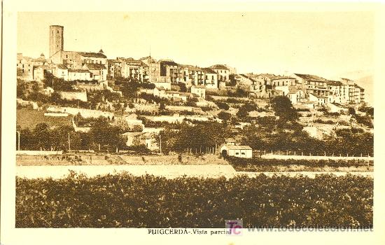 Postais: TARJETA POSTAL DE PUIGCERDA.GERONA. VISTA PARCIAL