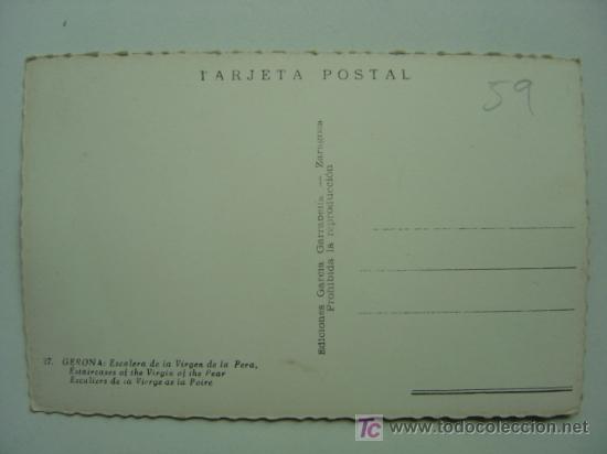 Postales: GERONA - REF.: 59 - Foto 2