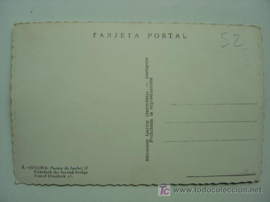Postales: GERONA - REF.: 52 - Foto 2