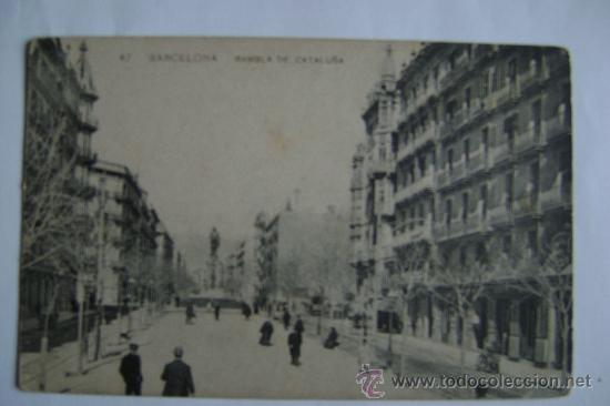 Postales: BARCELONA,RAMBLA DE CATALU&Ntilde;A   10073 - Foto 1