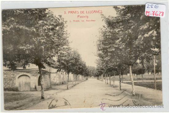 Postcards: (PS-7628)POSTAL DE PRATS DE LLUSANES-PASSEIG-CIRCULADA