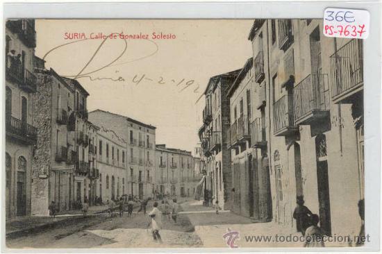 Postcards: (PS-7637)POSTAL DE SURIA-CALLE DE GONZALEZ SOLESIO