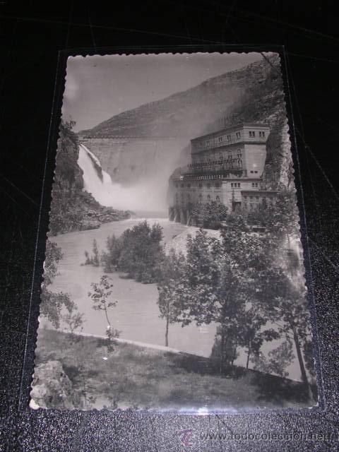 Postales: N.22 CAMARASA ( LERIDA ) CENTRAL ELECTRICA , PRESA Y SALTO DE COMPUERTAS