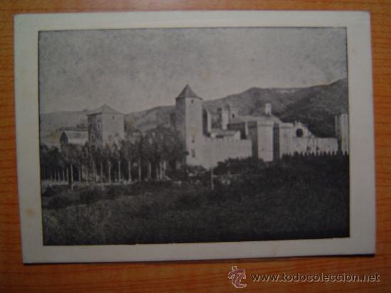 Postales: TARJETA POSTAL  POBLET VISTA DEL MONASTERIO CIRCULADA