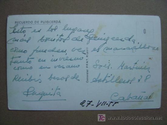 Postales: PUIGCERDA (GERONA) - Foto 2