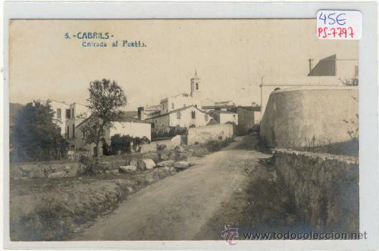 Postkarten: (PS-7797)POSTAL FOTOGRAFICA DE CABRILS-ENTRADA AL PUEBLO