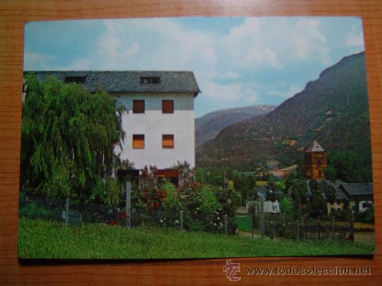Postales: POSTAL PIRINEOS DE LERIDA EL PALLARS RIBERA DE CARDOS Y SU IGLESIA ROMANICA CIRCULADA