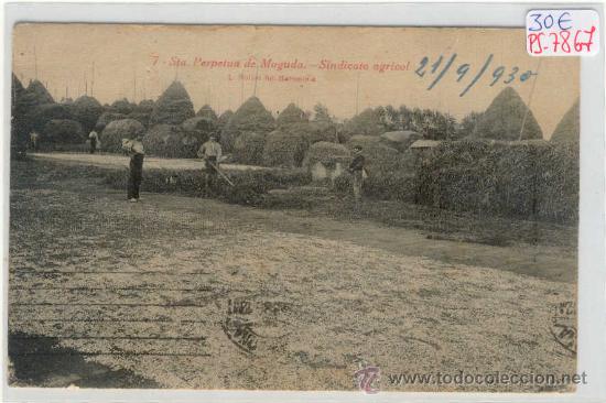 Postkarten: (PS-7867)POSTAL DE SANTA PERPETUA DE MOGUDA-SINDICATO AGRICOL