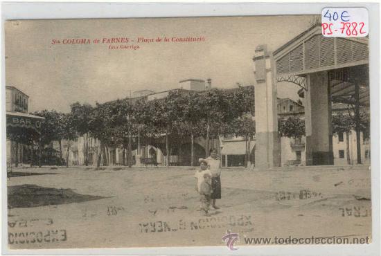 Postkarten: (PS-7882)POSTAL DE SANTA COLOMA DE FARNES-PLA&Ccedil;A DE LA CONSTITUCIO