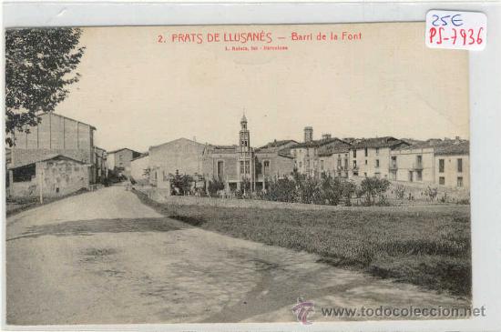 Postcards: (PS-7936)POSTAL DE PRATS DE LLUSSANES-BARRI DE LA FONT