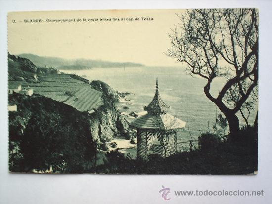 Postales: BLANES -COMEN&Ccedil;AMENT DE LA COSTA BRAVA - Foto 1