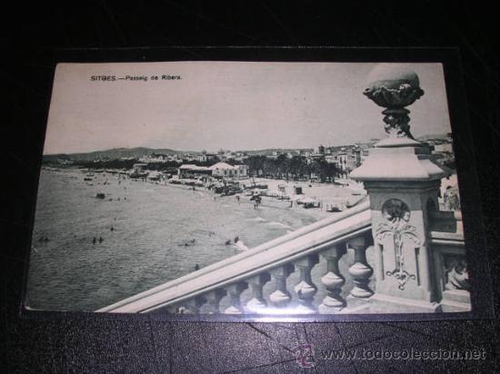 Postales: SITGES - PASSEIG DE RIBERA - Foto 1