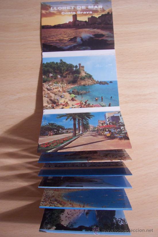 Postales: LLORET DE MAR. TRIPTICO DE 14 POSTALES - Foto 1