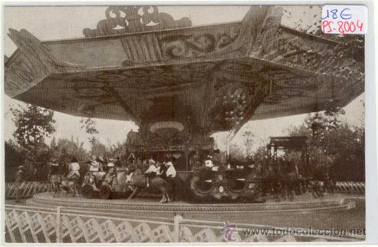 Postkarten: (PS-8004)POSTAL FOTOGRAFICA DE BARCELONA-TURO PARK-CARROUSEL