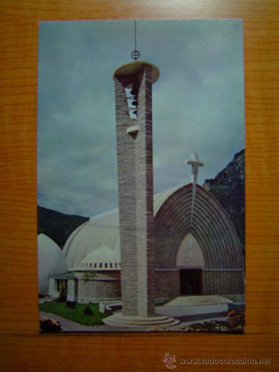 Postales: POSTAL PONT DE SUERT (P. CENTRALES) IGLESIA NUEVA SIN CIRCULAR