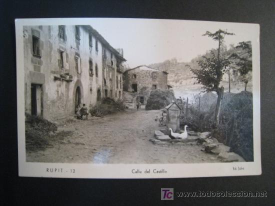 Postales: RUPIT: CALLE DEL CASTILLO (JUFRE 12). POSTAL - Foto 1