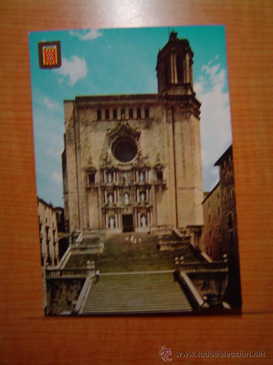 Postales: POSTAL GERONA CATEDRAL SIN CIRCULAR - Foto 1