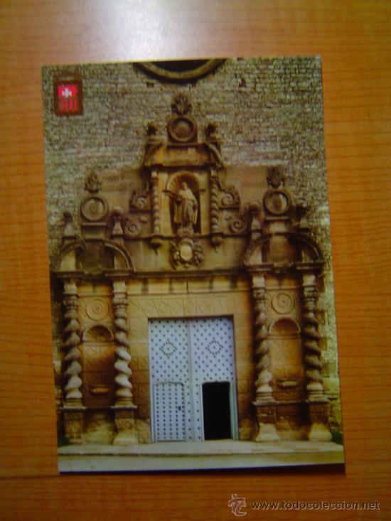 Postales: POSTAL SANTUARIO  DE SAN RAMON (LERIDA) PUERTA PRINCIPAL DEL SANTUARIO ESTILO BARROCO SIN CIRCULAR